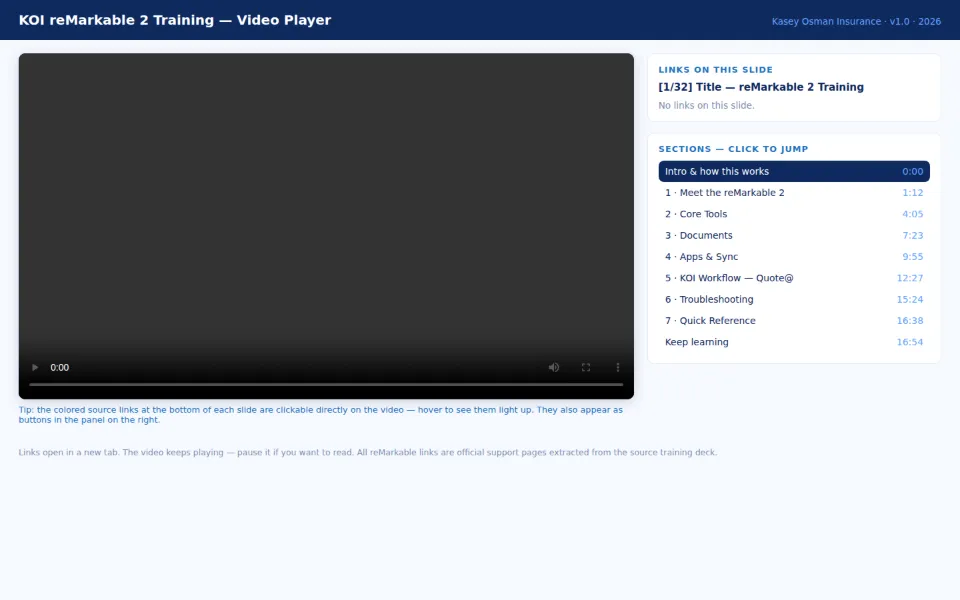 Screenshot of Narrated Training Video Pipeline